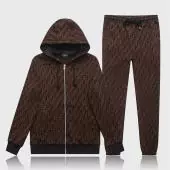 casual wear fendi tracksuit jogging zipper winter clothes fd717575